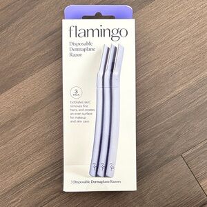 Flamingo Purple Disposable Dermaplane Razor - 3 Pack